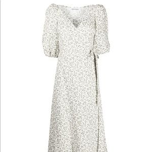 Reformation
Mint floral-print midi dress Size M